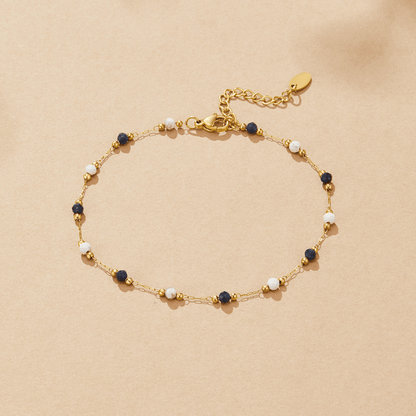 Lulu Natural Stone Ankle Bracelet