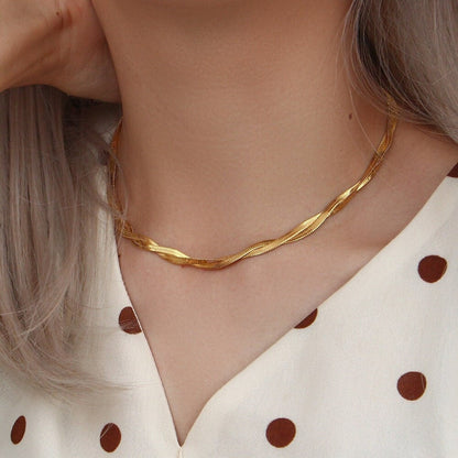 Twisted Chain Necklace Lysa