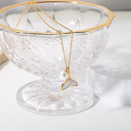 Freshwater Pearl Mermaid Necklace