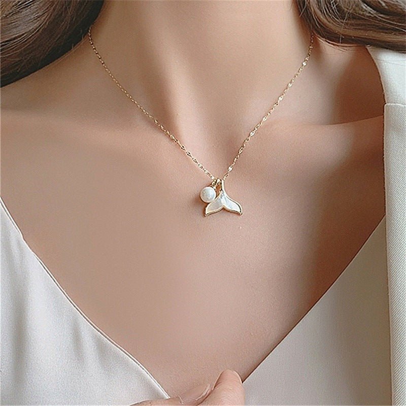 Freshwater Pearl Mermaid Necklace