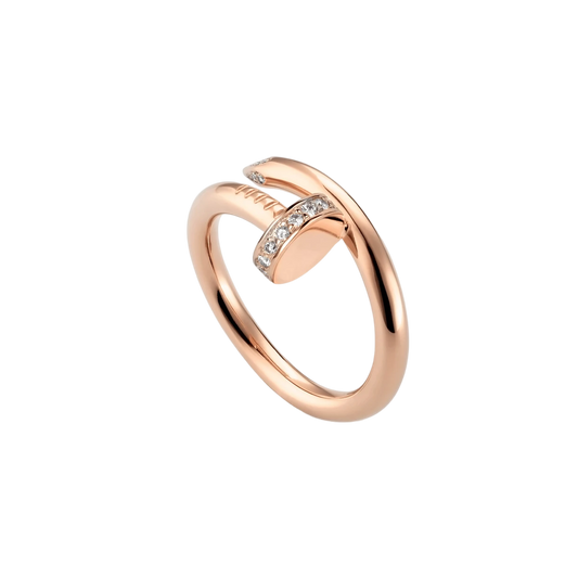 Deluxe Rose Gold Nail Ring