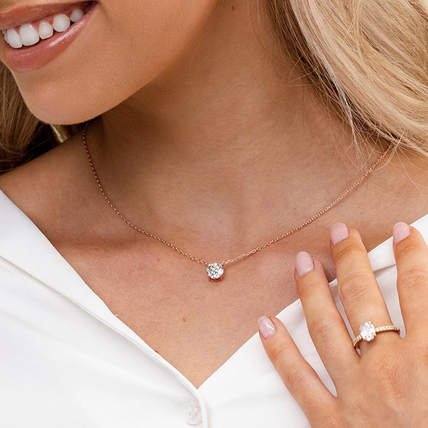 Solitaire Necklace