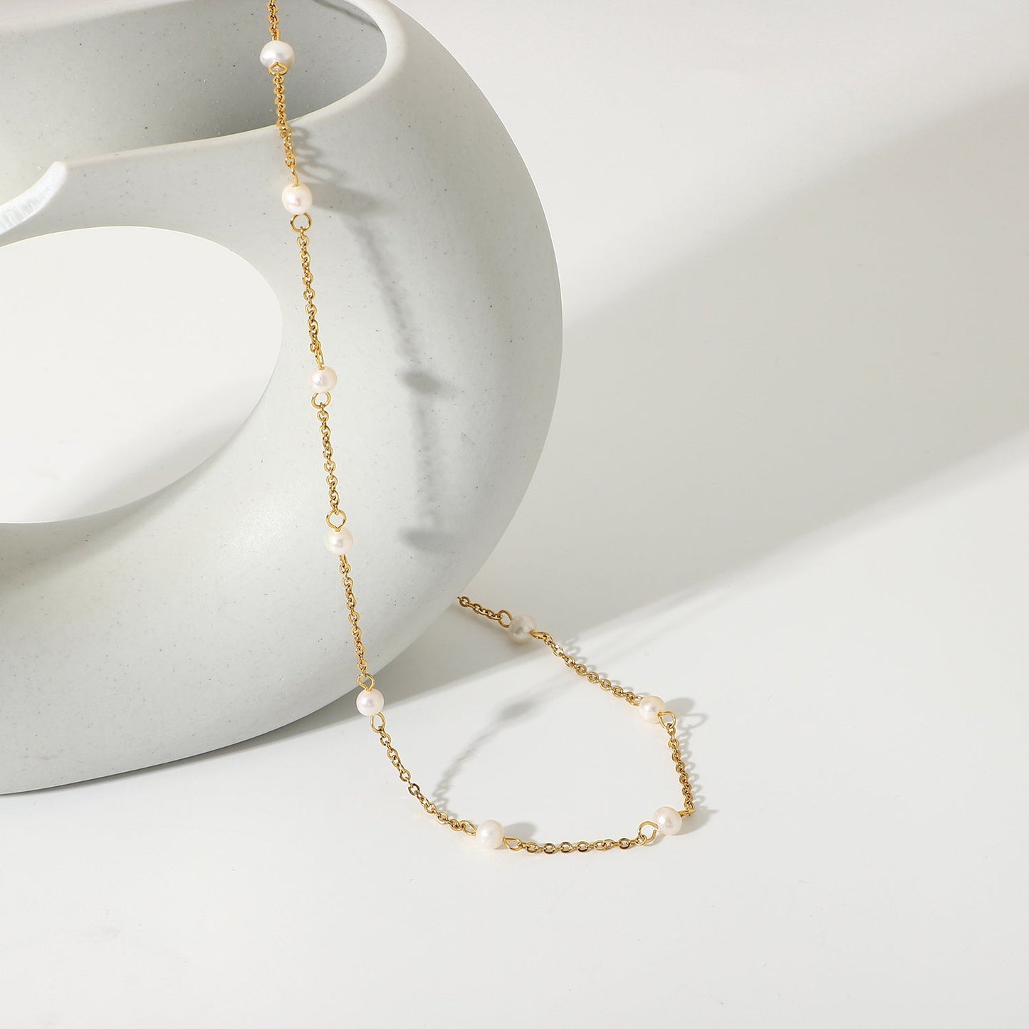 Nora Gold Bead Necklace