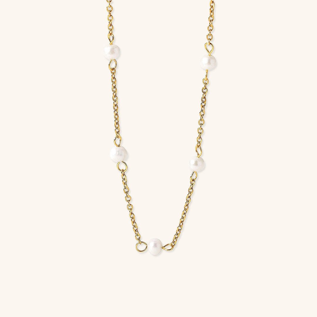 Nora Gold Bead Necklace