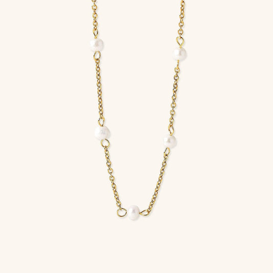 Nora Gold Bead Necklace