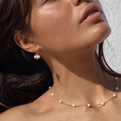 Nora Gold Bead Necklace
