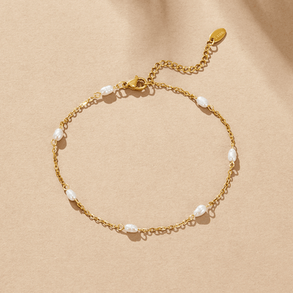 Nura Pearl Ankle Bracelet