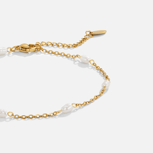 Nura Pearl Ankle Bracelet
