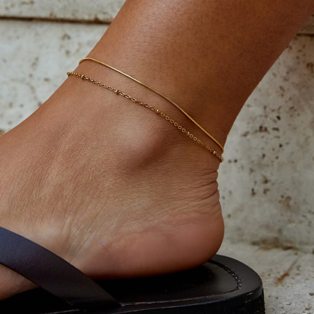 Pia Gold Ankle Bracelet