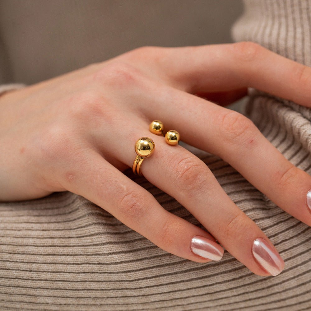 Gold Ring Inspired by Pluto's Orbit