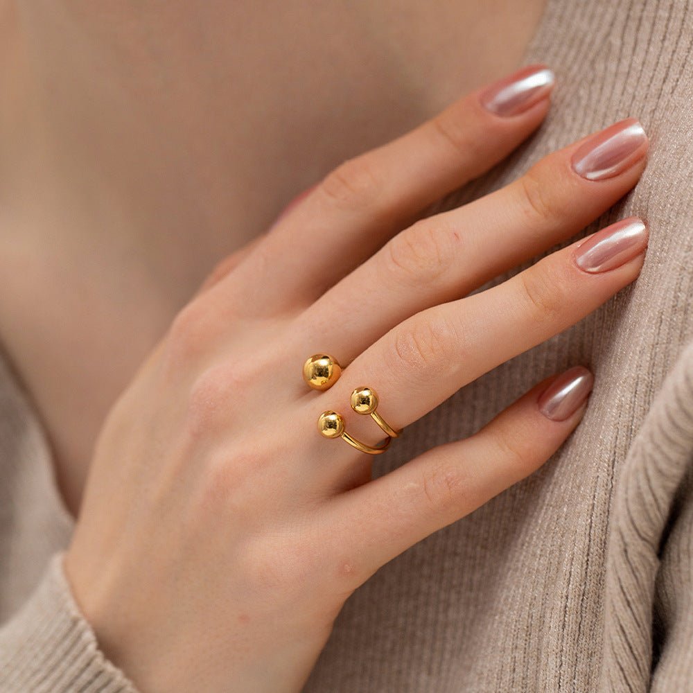 Gold Ring Inspired by Pluto's Orbit