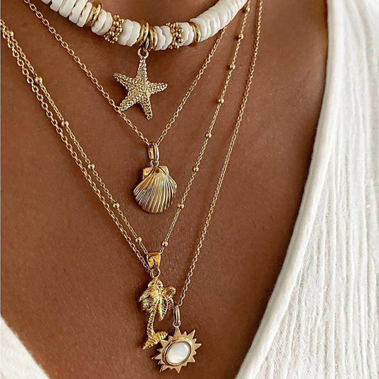 Retro Beach Necklace