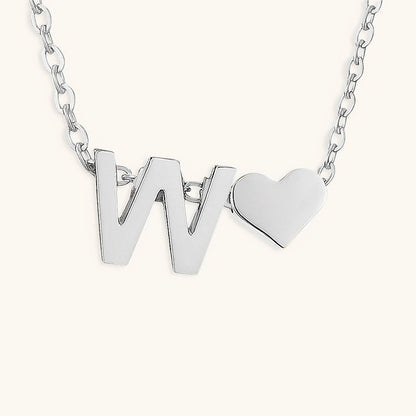 Gold Necklace with Initial Letter