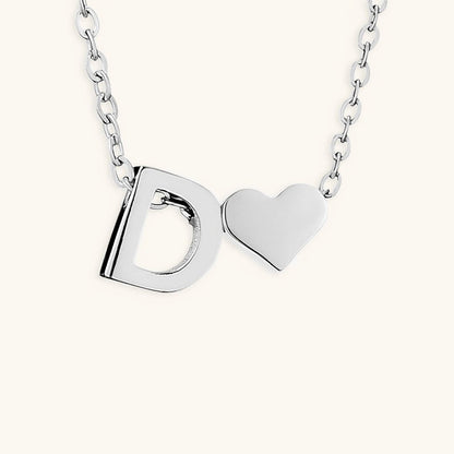 Gold Necklace with Initial Letter