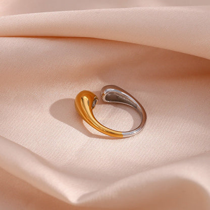 Seren Two-Tone Gold Ring