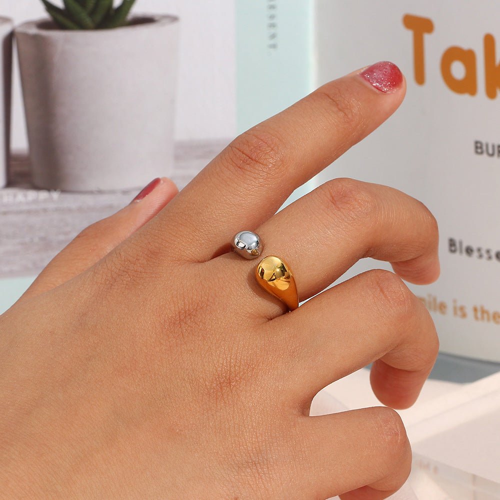 Seren Two-Tone Gold Ring