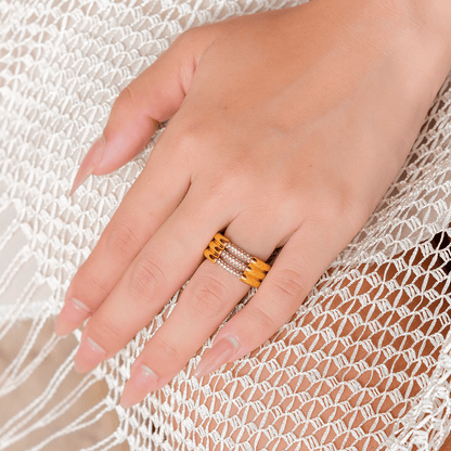 Diamond Serenity Gold Ring