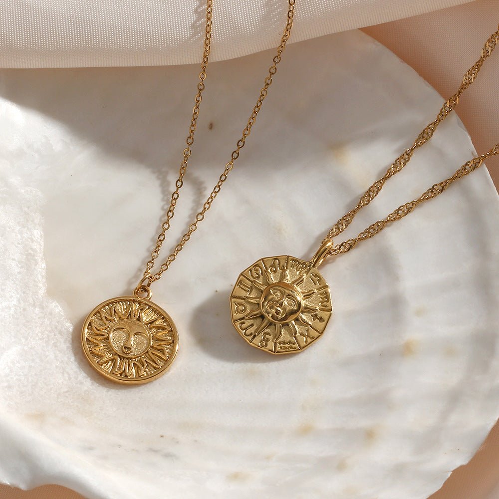 Gold Sun Necklace