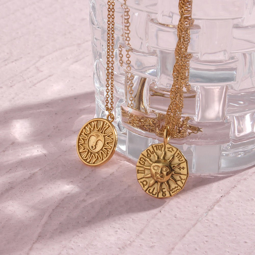 Gold Sun Necklace