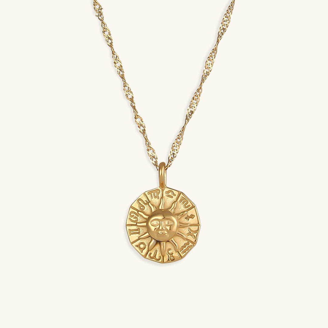 Gold Sun Necklace