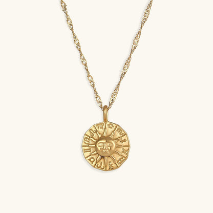Gold Sun Necklace