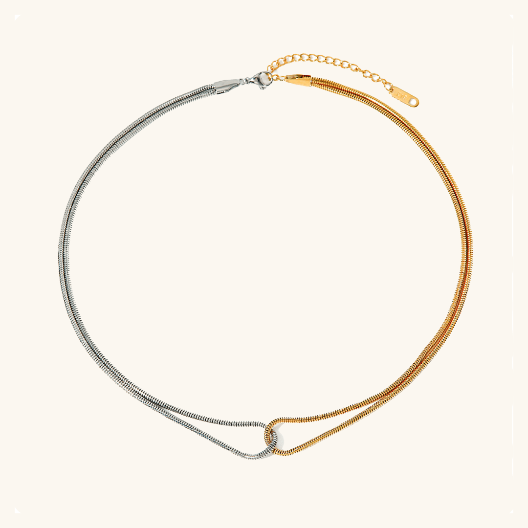 Talia Double Tone Necklace