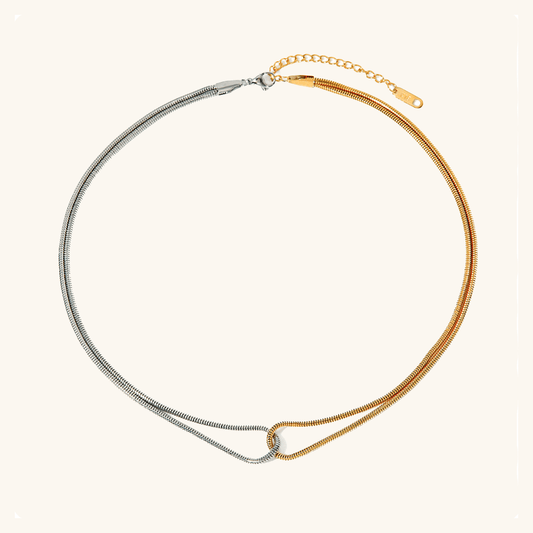 Talia Double Tone Necklace
