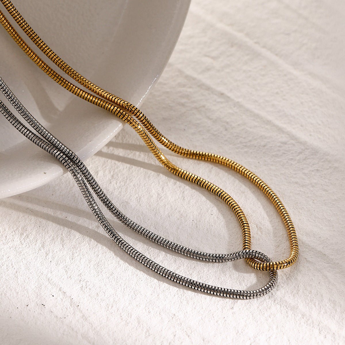 Talia Double Tone Necklace