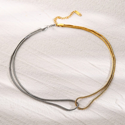 Talia Double Tone Necklace