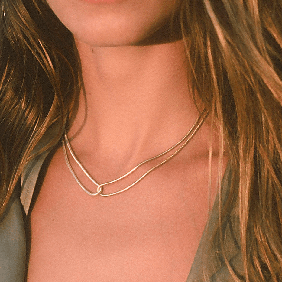 Talia Double Tone Necklace